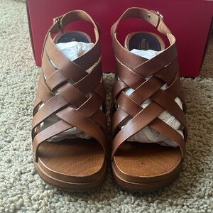 Swedish Hasbeens Vivi Sandals Size 9 (EU 40)